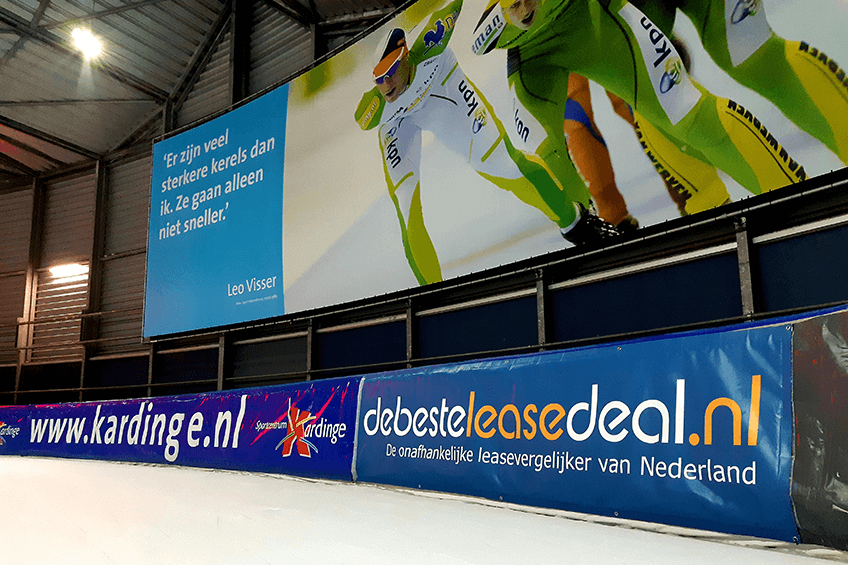 Sponsor Reclamedoek Sportcentrum Kardinge de beste lease deal